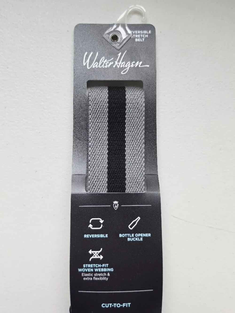 NWT Walter Hagen Reversible Stretch Belt Cut To Fit Up To 42
